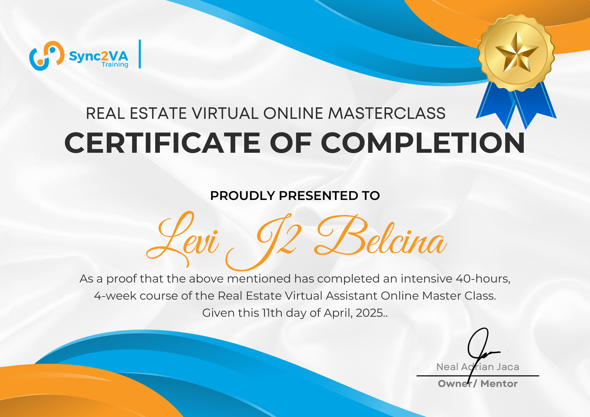 Certificate 5
